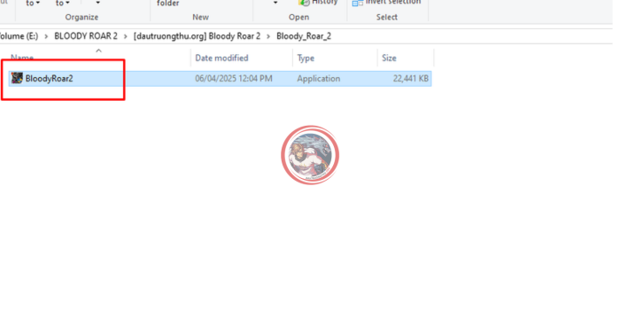 Khởi chạy game Bloody Roar 2